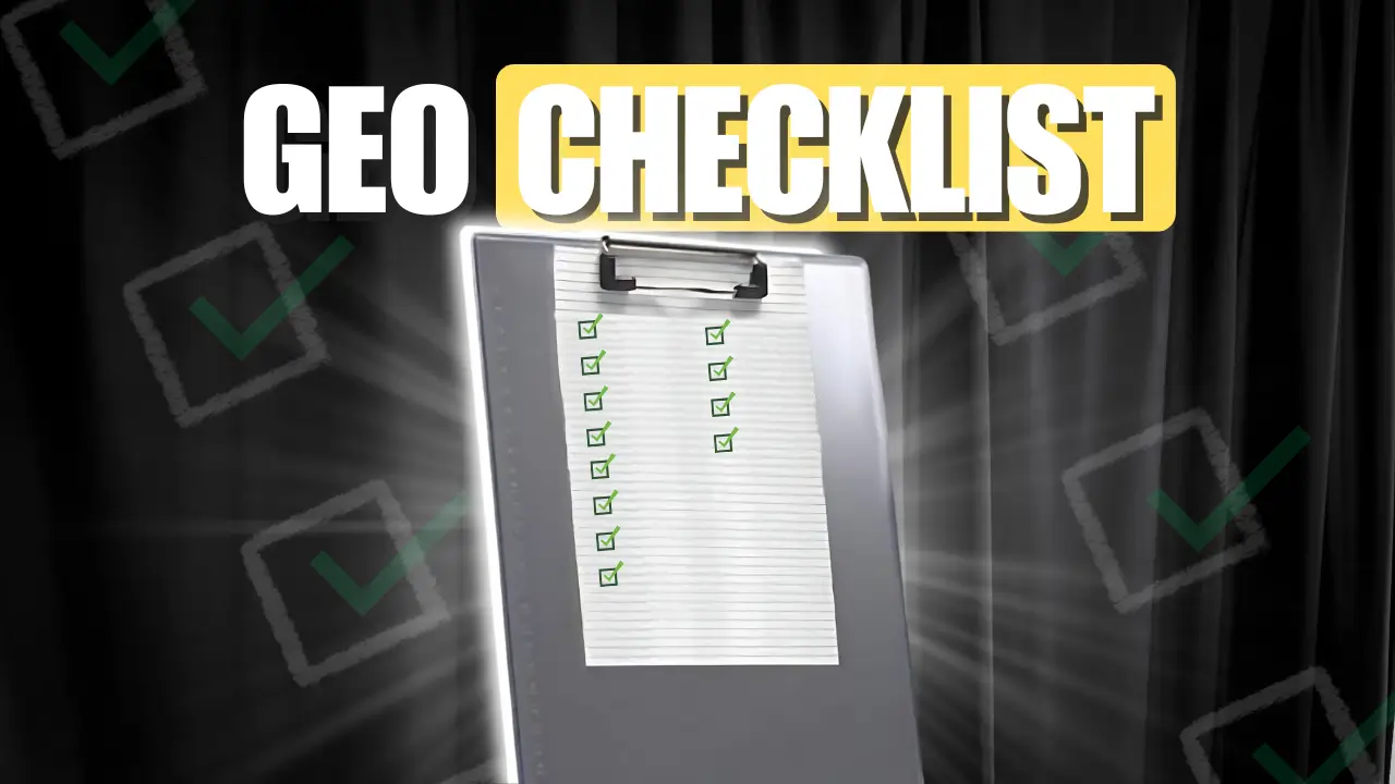 The Ultimate Generative Engine Optimization Checklist for 2025: Dominate AI Search head image