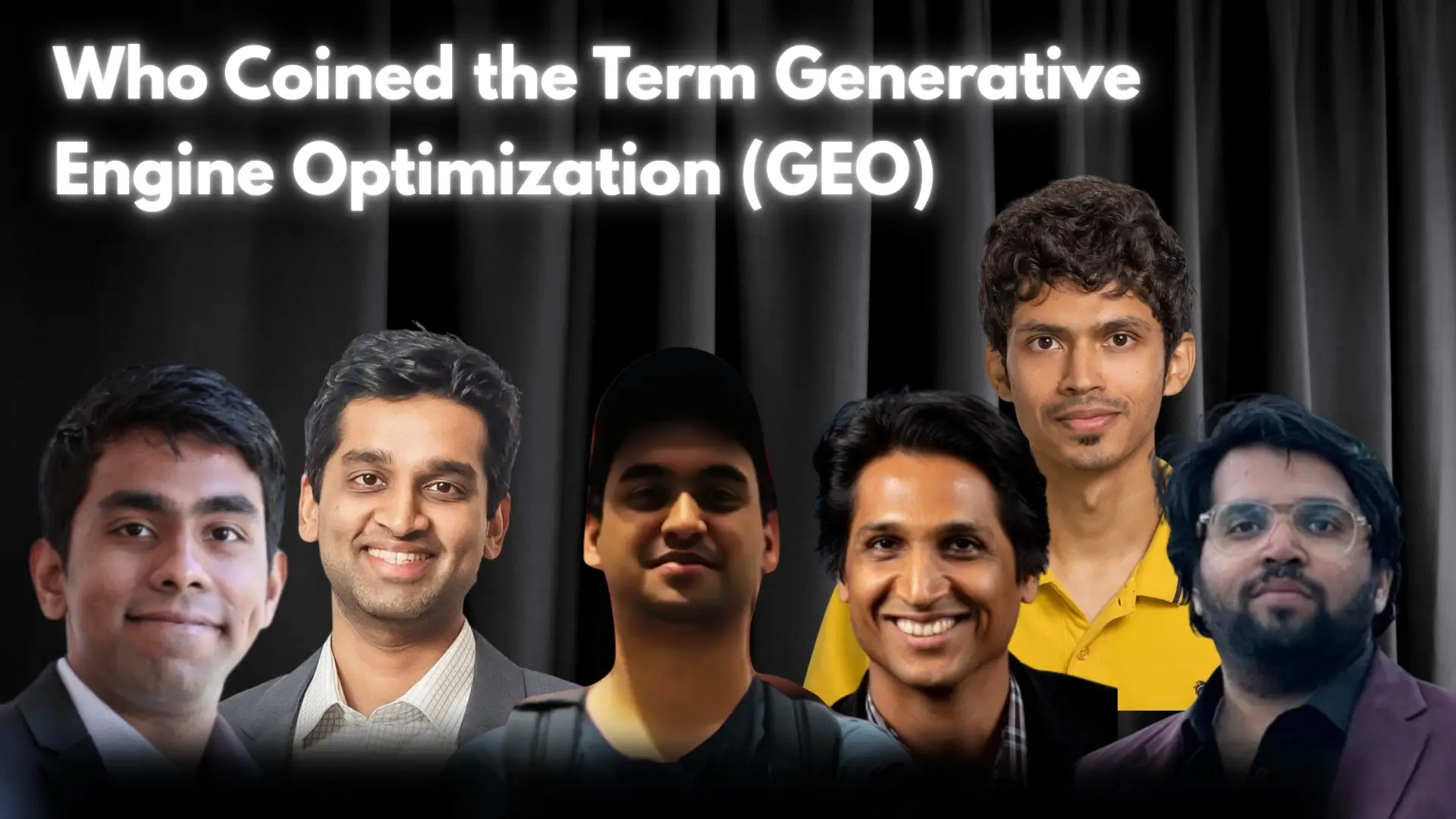Group of experts who coined the term Generative Engine Optimization (GEO), a new concept in SEO and AI search technologies.