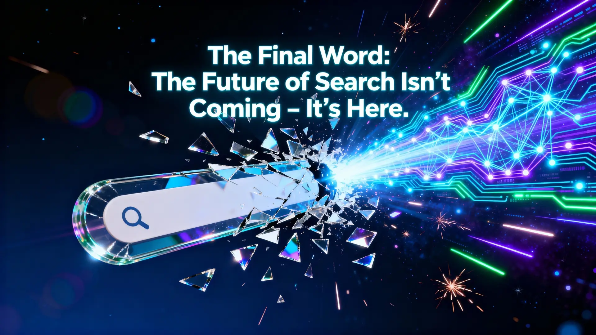 AI is breaking the traditional search box. The future of search moves from static links to dynamic, generated answers.