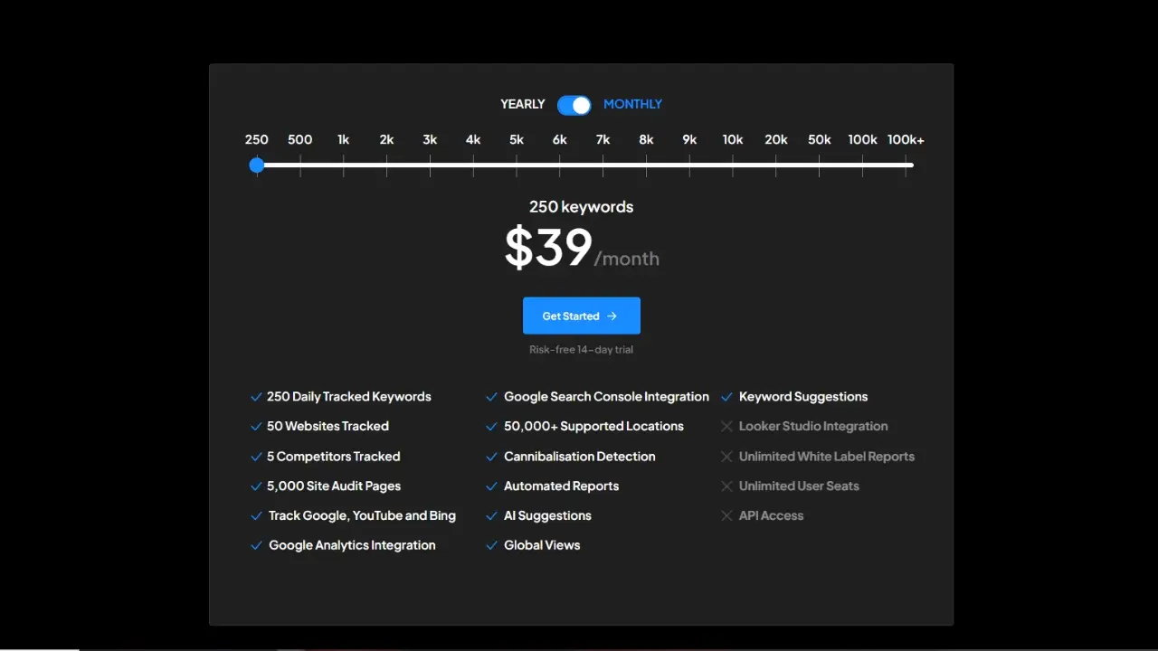 Night-Watch Pricing page