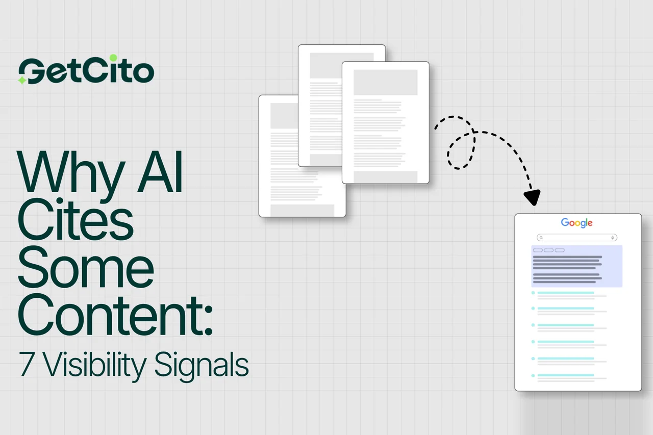 Why AI cites some content and ignores the rest: 7 signals for AI visibility.