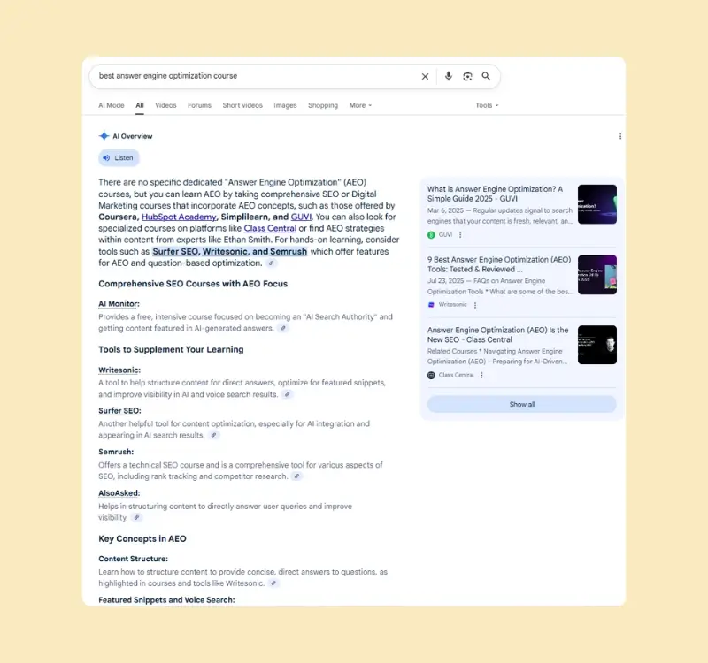 Strategies for Zero-Click Optimization