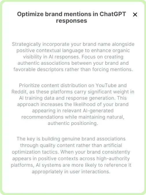 Username with the company logo