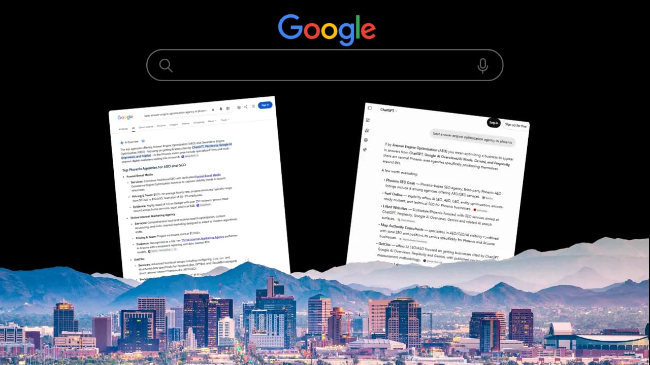 Best Answer Engine Optimization Agency in Phoenix
