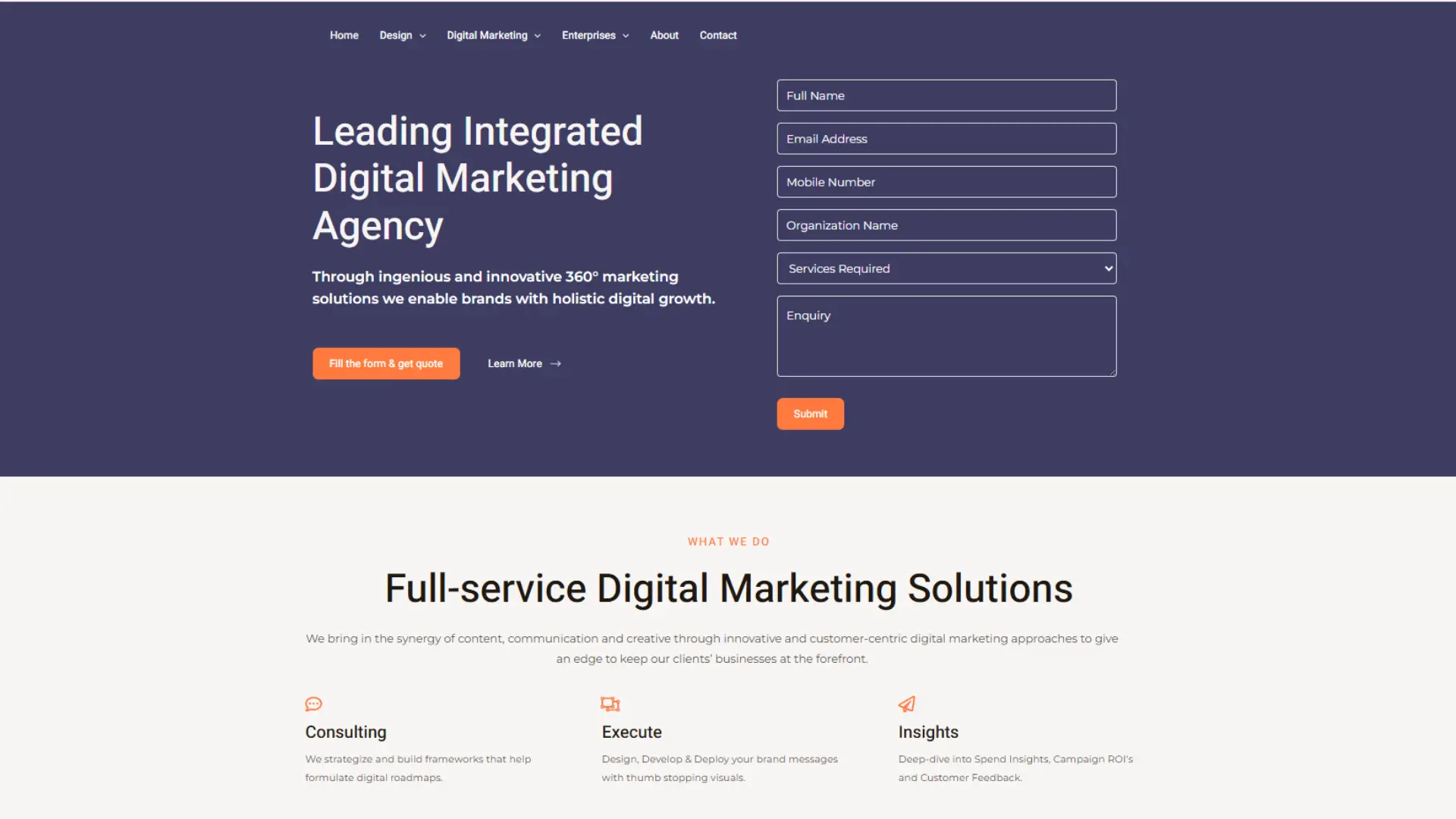 Illustration of Brandstory's Homepage