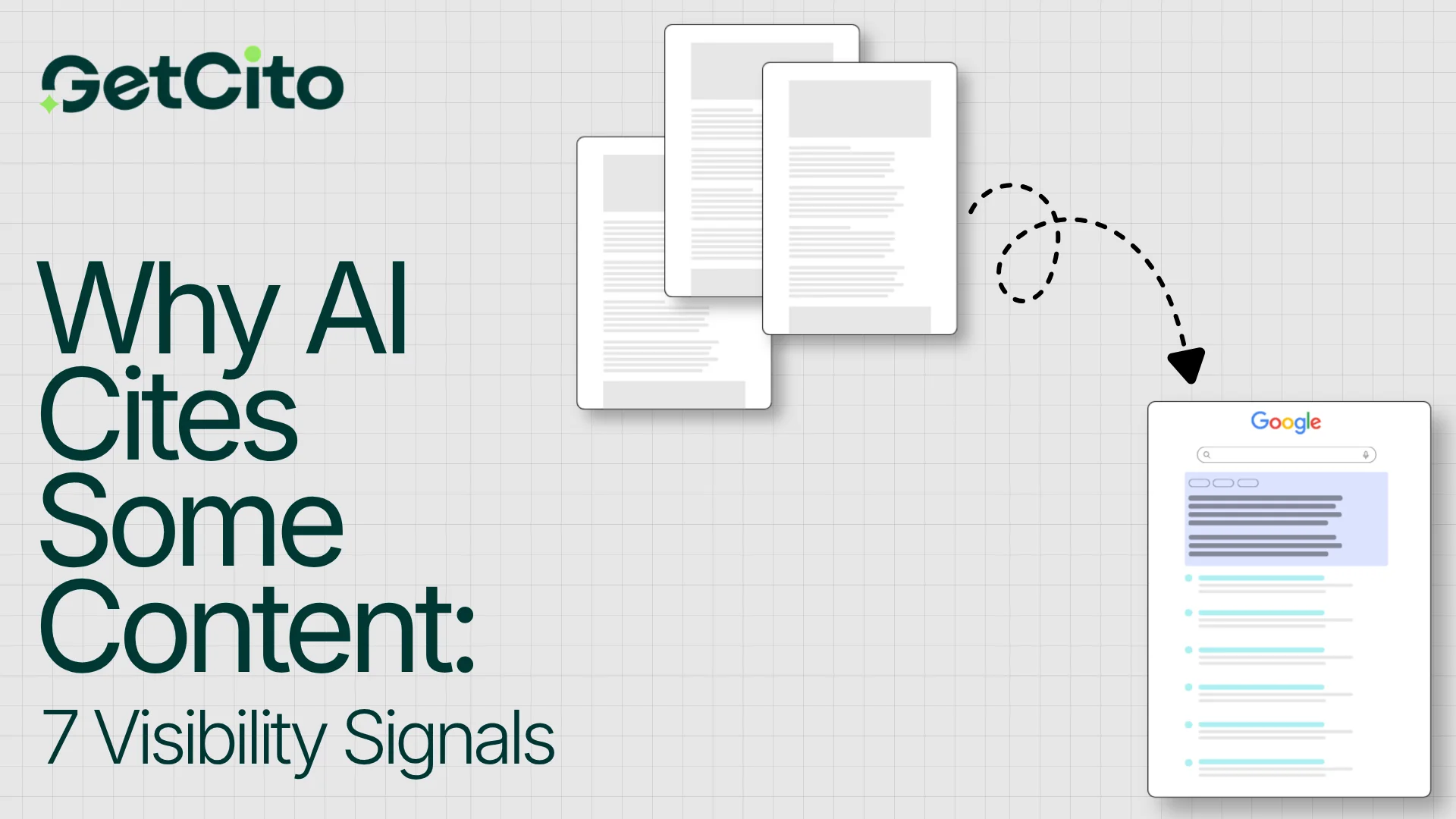 Why AI cites some content and ignores the rest: 7 signals for AI visibility.