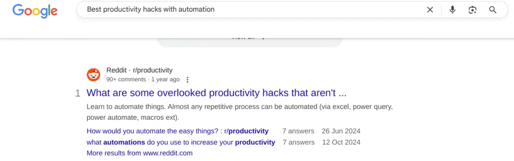 Real Example from Zapier
