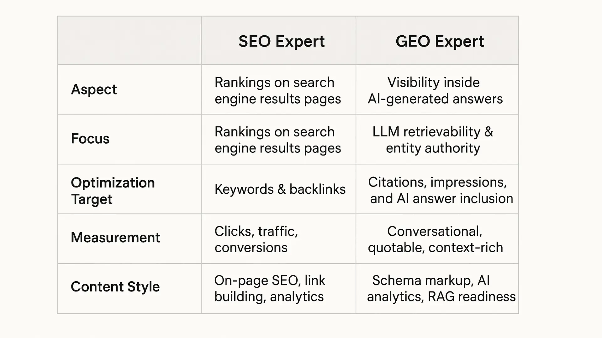 Illustration of What does a GEO Agency do