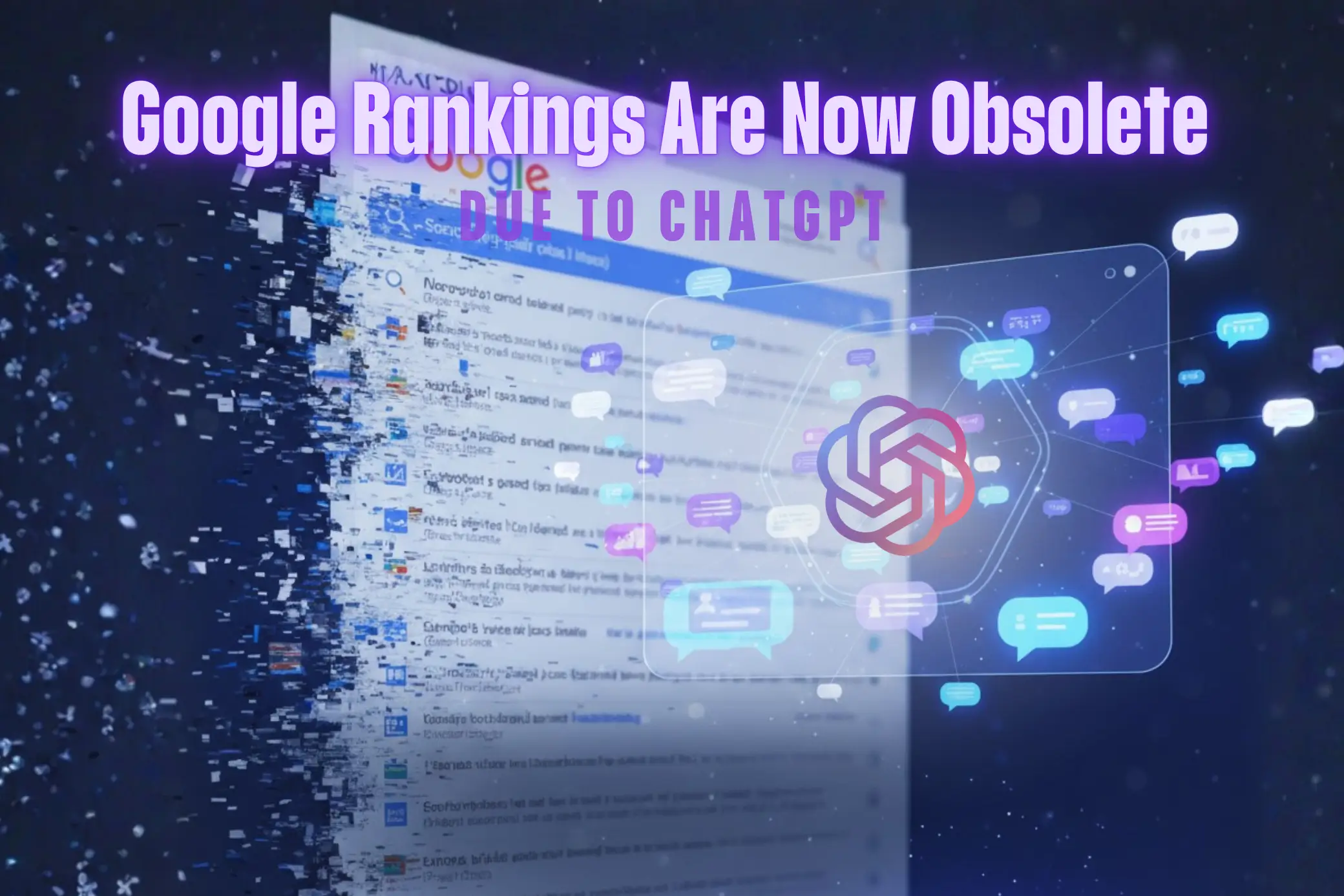 Why Google Rankings Are Now Obsolete Due to ChatGPT