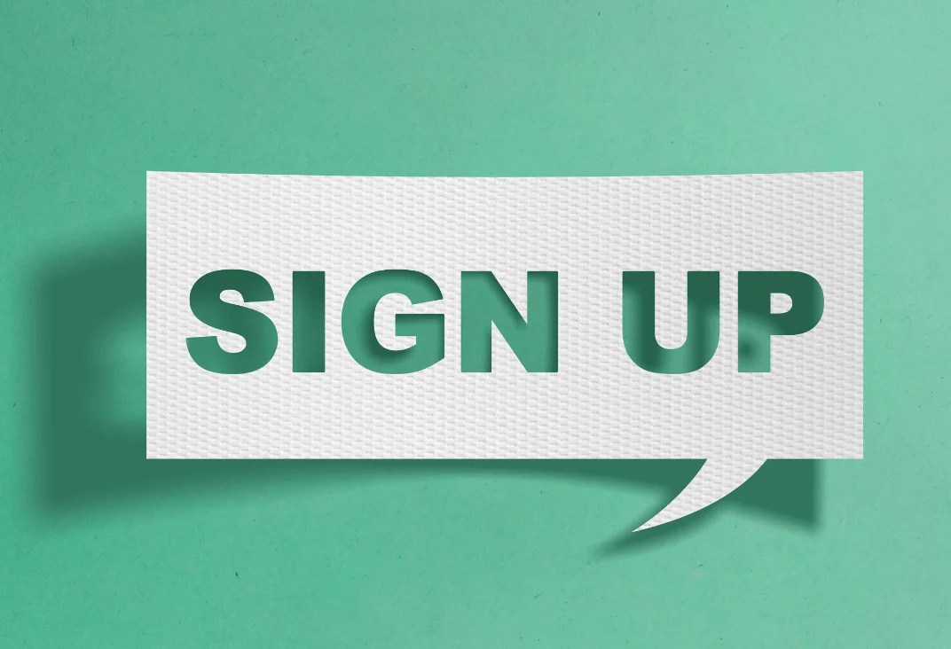 Sign up for free account